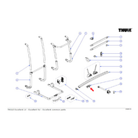 Thule Schienen-Gleiter passend zu Excellent / Elite G2 (2 St&uuml;ck)