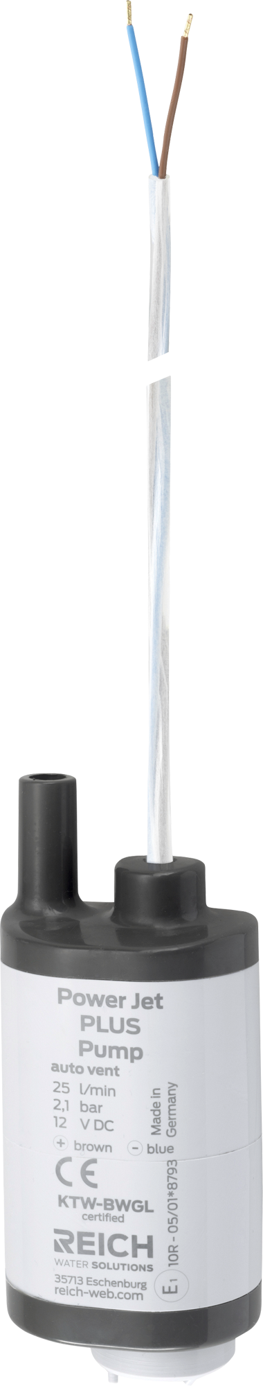 Reich Power Jet Plus Submersible Pump for Trailers and RVs, 12 V
