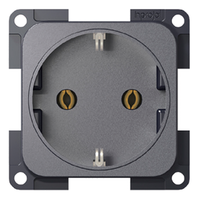  Inprojal System 10.000 Schutzkontaktstecker Steckdose   schwarz