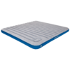High Peak Air bed Cross Beam Extra Long air bed with integrated pump light gray / blue King