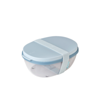 Mepal Salatbox ellipse nordic blue