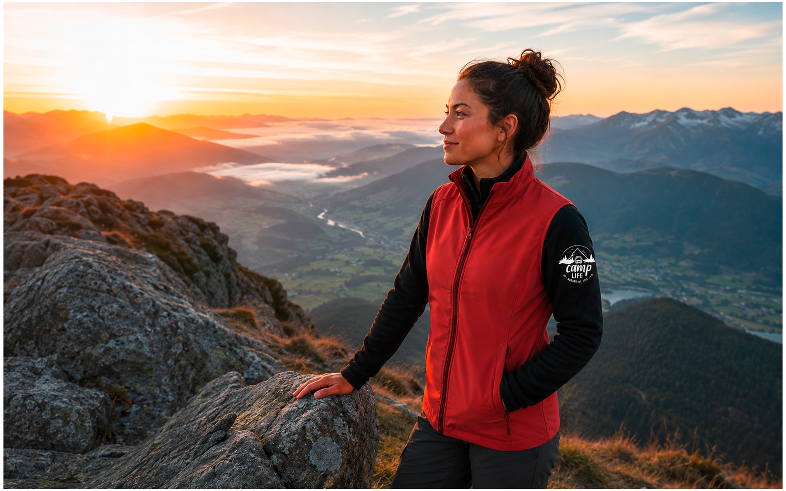 Product image Camplife Claire ladies fleece jacket 1