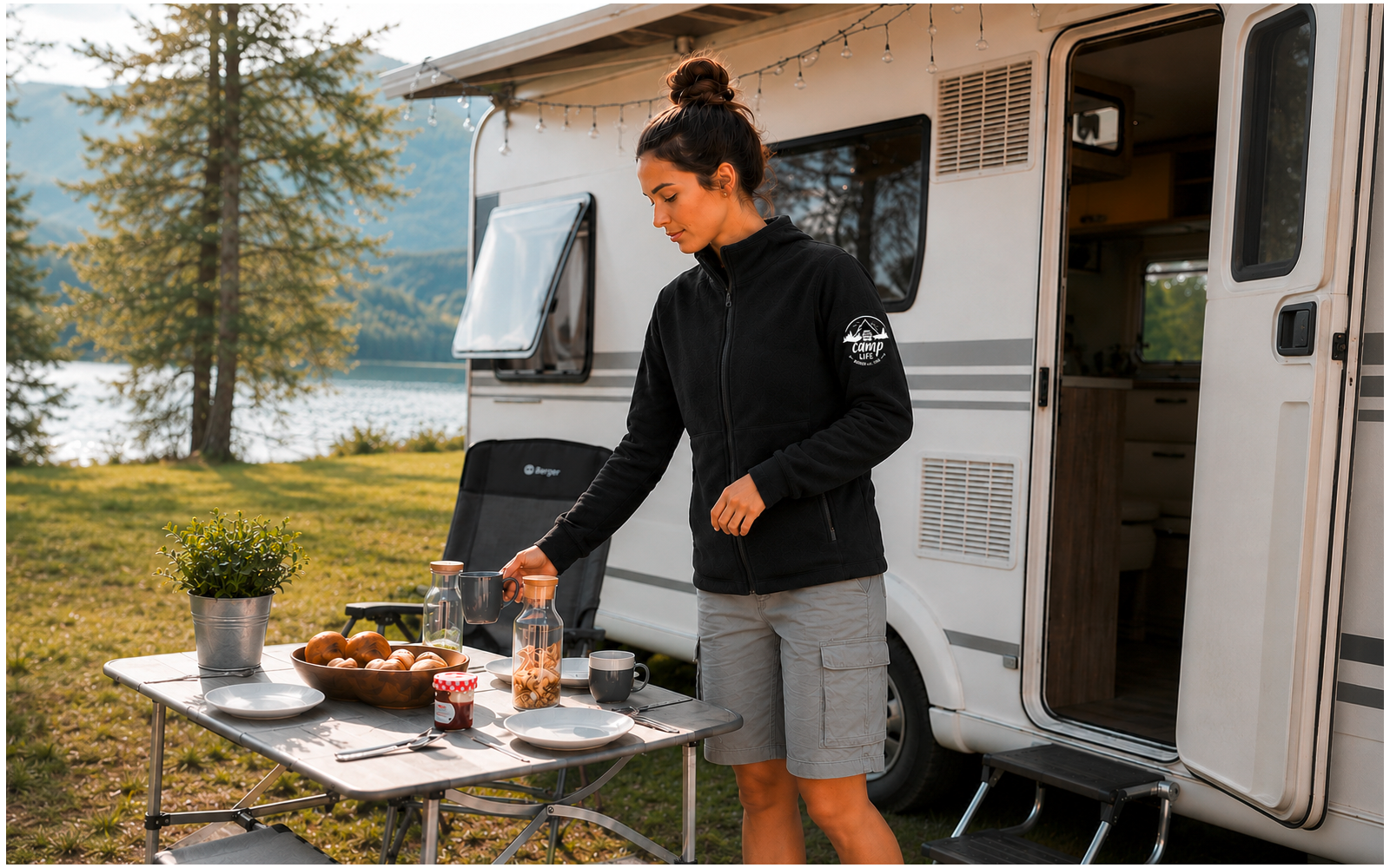 Product image Camplife Claire ladies fleece jacket 1