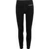 Schwarze, lange Leggings auf weißem Hintergrund