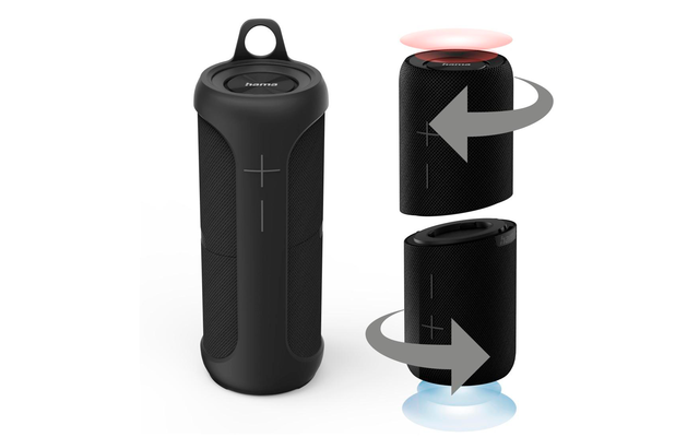 Altavoz Bluetooth Hama Twin 2.0 resistente al agua 20 W negro