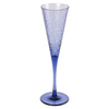 Gimex Champagner Glas gehämmert navy blue 