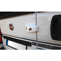 HEOSystem VAN Paket 1 Paar Diebstahlschutzschloss und 2  Zusatzschlösser  (Farbe Weiß)