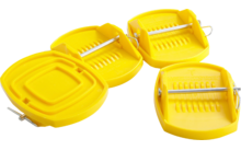 Brunner Carapad HD Plaques d'appui pour caravane, pack de 4, jaune