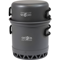 Set de casseroles avec &eacute;changeur de chaleur 1 &agrave; 2 personnes Bivouac Radiator Origin Outdoors