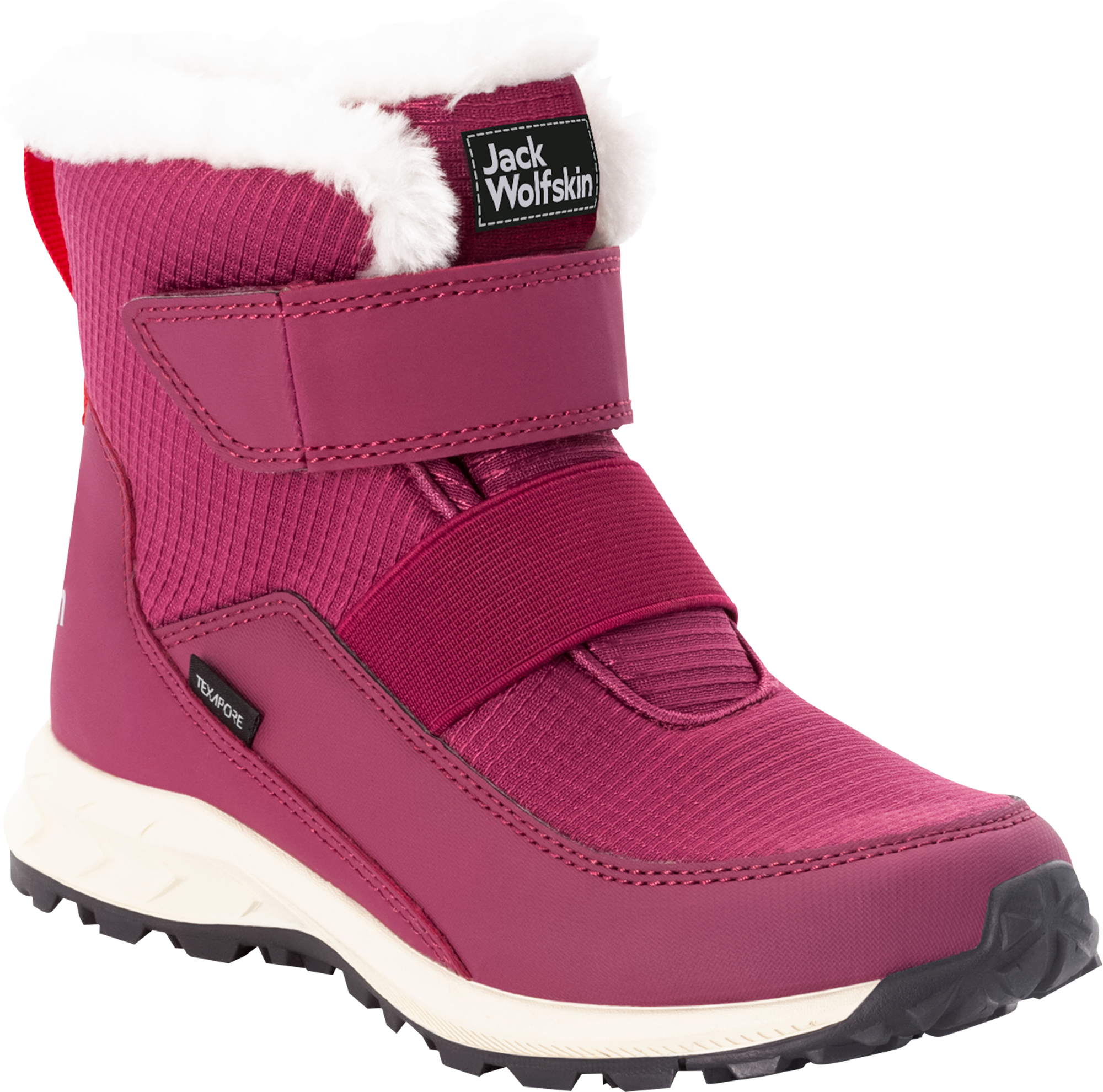 新品未使用品　Jack Wolfskin 子供用ブーツ EU 30 cm18.5 Jack Wolfskin Woodland WT Texapore Mid Kids Shoes - Berger Camping