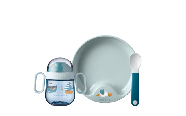 Set de vaisselle Mepal Mio pour bébé 3 pièces sailors bay