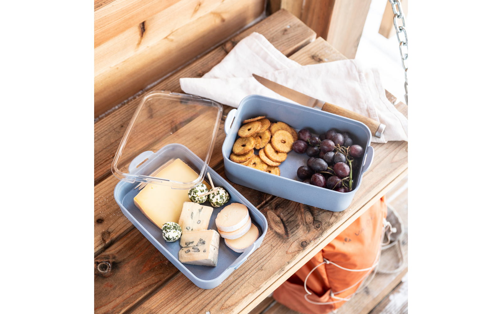 Produktbild Koziol Stakk Bentobox 2 Lunchboxset 3 teilig mit 2 Boxen / 1 Deckel 2 Liter  1