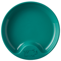 Mepal Mio learning plate deep turquoise