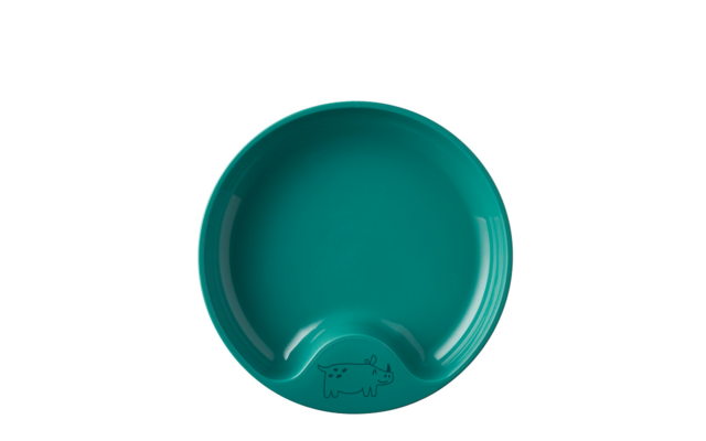 Mepal Mio learning plate deep turquoise