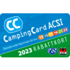 ACSI CampingCard 2023 Campingführer mit Ermäßigungskarte Schwedische Ausgabe
