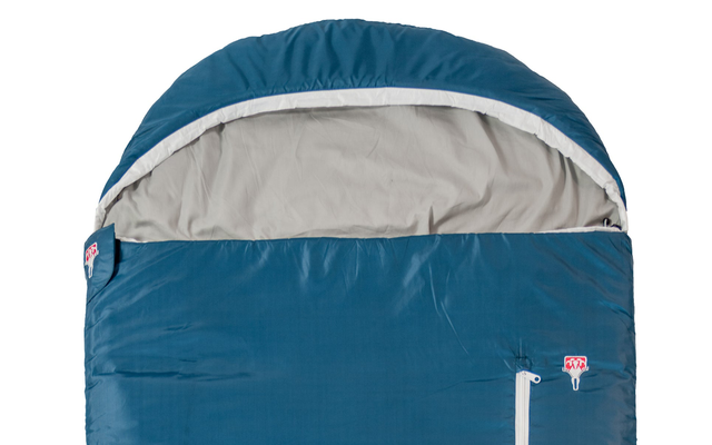 Grüezi Bag Cloud Cotton Comfort  Schlafsack Links blau