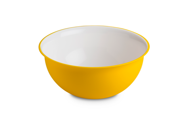 Omada Salatschüssel 26,5 cm 3,5 Liter weiß gelb