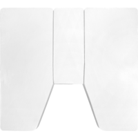 Sobrecolch&oacute;n para camas individuales 3 piezas blanco Molton Cotton Cover Multifit Walra