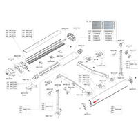 Fiamma Inner bracket for awning F80L 450 - 600 - Fiamma spare part number 98673-264