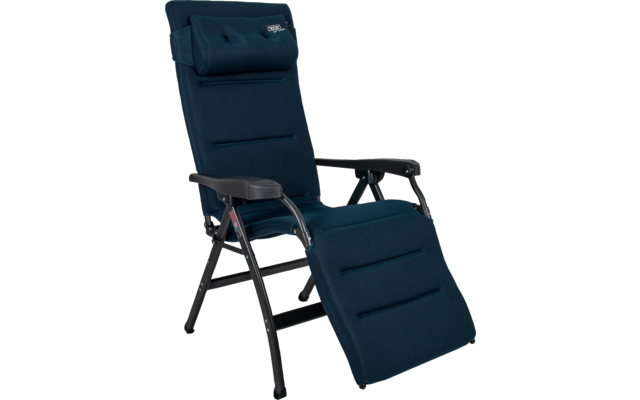 Crespo AP 242 Air Deluxe ergonomics recliner chair dark blue