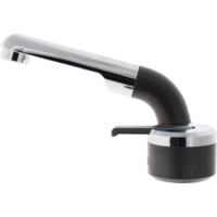 Barwig &eacute;&eacute;ngreepsmengkraan automaat 300 mm aansluitslang, 10 mm uitloop antraciet/chroom