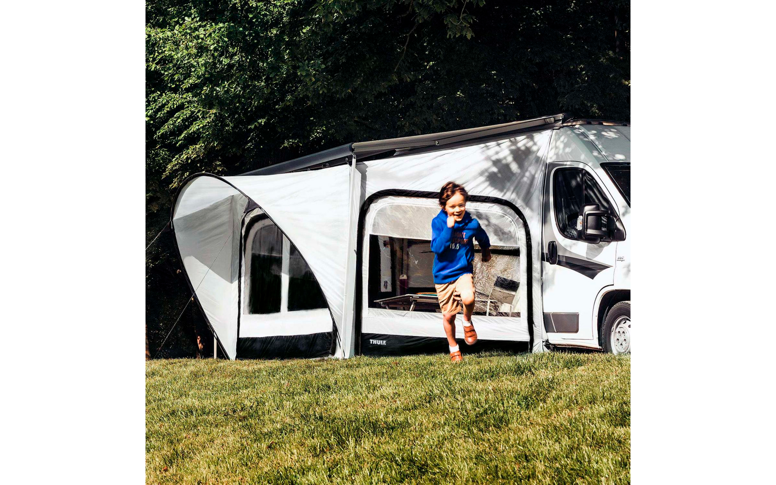 Produktbild Thule QuickFit Ducato H2 Markisenzelt 3 Meter Anbauh&ouml;he 2,3 Meter bis 2,5 Meter passend f&uuml;r Thule Omnistor 6200 und 6300 1