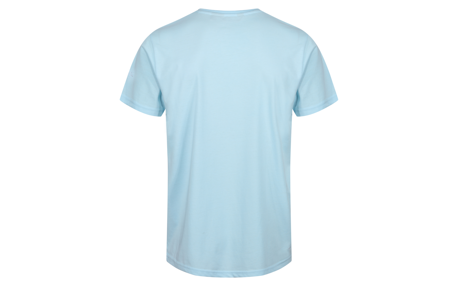 Hellblaues T-Shirt von hinten