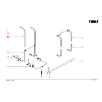 Brazo de soporte superior Thule para el portabicicletas Elite G2