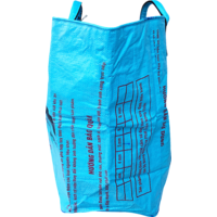 Beadbags waszak transportzak groot medium blauw