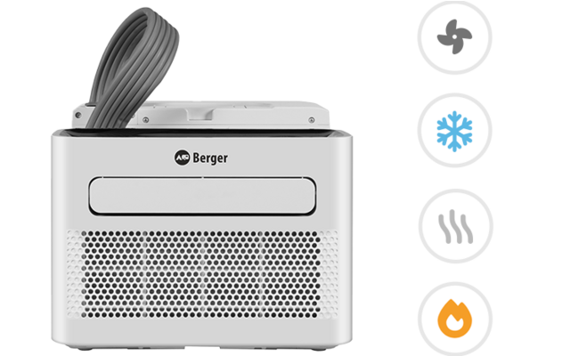 Image du produit Berger Arktar 5000 Pro Climatiseur mobile split avec fonction chauffage 5.000 BTU 1.465W/560W 1