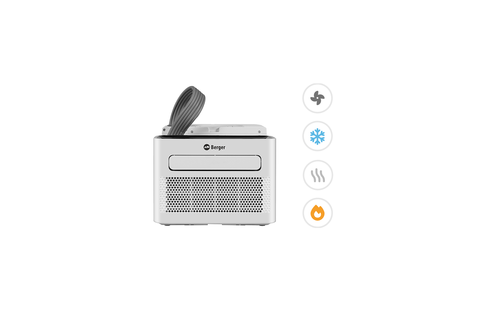 Image du produit Berger Arktar 5000 Pro Climatiseur mobile split avec fonction chauffage 5.000 BTU 1.465W/560W 1