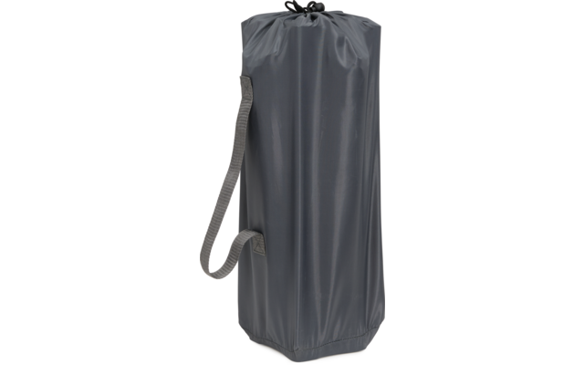 Grauer langer Wassersack mit zwei grauen Tragegurten