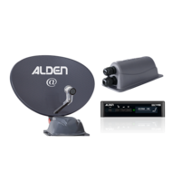 Alden AS2@ 80 satellietsysteem inclusief HD-bedieningsmodule Platinium