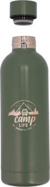 Camplife Edelstahl Thermo-Trinkflasche 500 ml olive matt