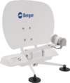 Berger Pathfinder 2.0 faltbare vollautomatische Sat-Anlage Wei&szlig;