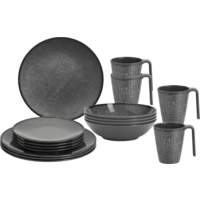 Brunner Lunch Box Geschirr-Set 16-tlg. cottery f&uuml;r 4 Personen 