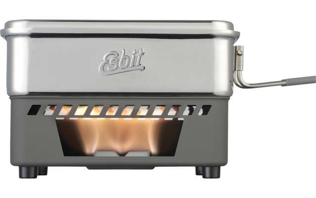 Kit de cuisson à combustible sec Esbit, 1100 ml, acier inoxydable