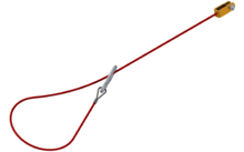 234184 - Knott Abreißseil für auflaufgebremste Anhänger 1050 mm 