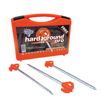Blue Diamond Hard Ground Pegs Pro Zeltheringe aus Stahl 20 teilig