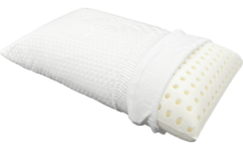 Mape Reisekissen aus ergonomischem Thermo Soft Schaum mit Klimakanälen silber line