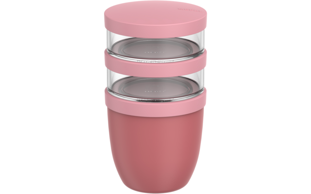 Product image Mepal Ellipse Lunchpot 3-teilig mit drei getrennten F&auml;chern und auslaufsicher 500 ml und 2x 200 ml 1