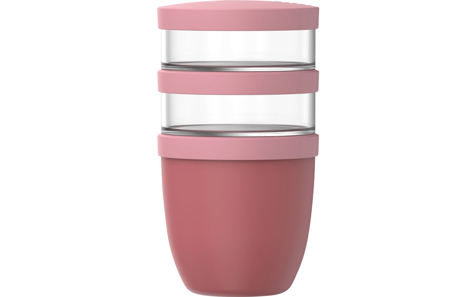 Product afbeelding Mepal Ellipse Lunchpot 3-delig met drie aparte compartimenten en lekvrije 500 ml en 2x 200 ml 1