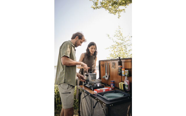 Camplife Capri Deluxe K&uuml;chenbox / Campingschrank mit Deckel