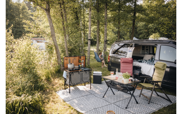 Camplife Capri Deluxe K&uuml;chenbox / Campingschrank mit Deckel