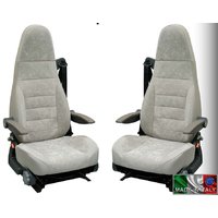 Ideatermica Venus C Stoelbekleding met Geïntegreerde Hoofdsteun en Riemen 2 stuks grijs