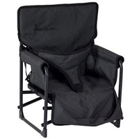 Chaise pliante Isabella pour enfants jusqu'&agrave; 50 kg noir 47 x 28 x 26 cm