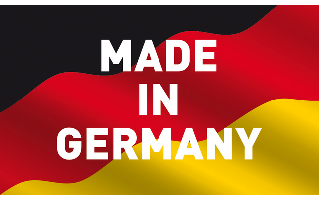 German flag with the text 'Made in Germany'