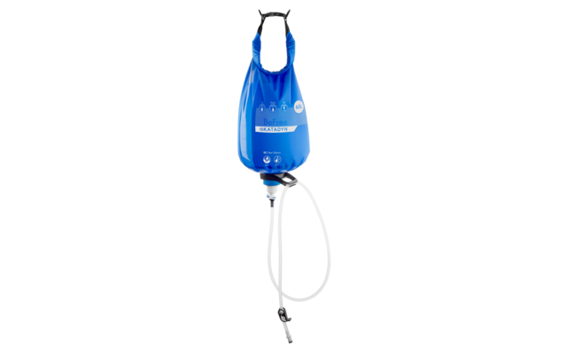 Katadyn BeFree Gravity Filter water bag with filter system and outlet hose 6 liters
