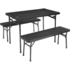Outwell Pemberton picnic table bench set 3 pieces black