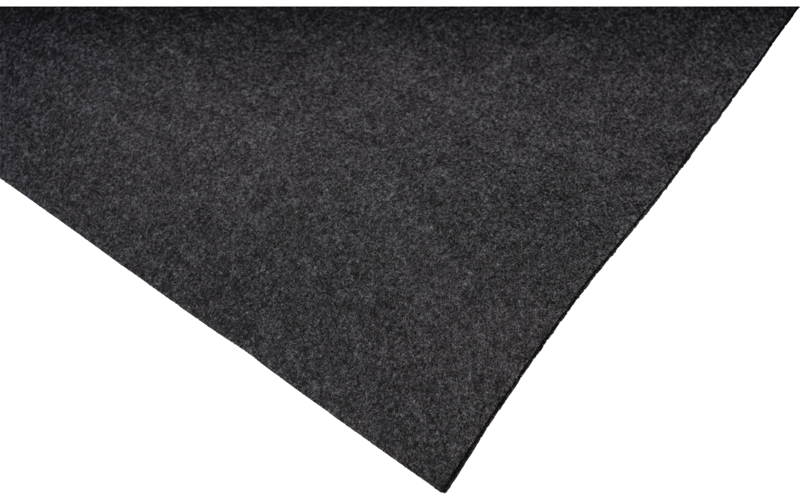 Hoja triangular texturizada de gris oscuro sobre fondo blanco